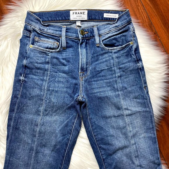 FRAME Denim Le Nouveau Straight Jeans in Boulder - Picture 2 of 9